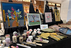 Engelsiz Hobi Atölyelerinin el emeği ürünleri Agora AVM’de sergilendi