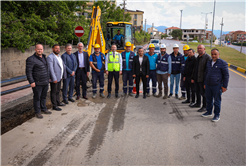 Geyve’de yenilenen 2 bin 500 metrelik hat ile su kayıpları önleniyor