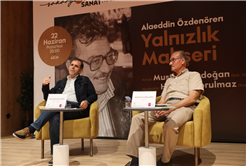 Alaeddin Özdenören’in edebiyat dünyası AKM’de ele alındı