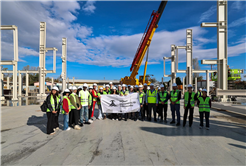 Bilim Merkezi’nde ilk görüntü ortaya çıktı: Yusuf Alemdar geleceğin inşaat mühendisleriyle şantiyede son durumu açıkladı