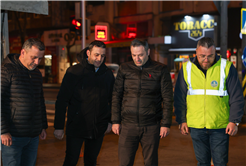 6 mahalleye içme suyu temin eden hat sabaha kadar süren çalışma ile yenilendi