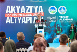 Akyazı’nın geleceğine 1 milyar TL’lik yatırım: “Tarihi bir günde ilçemizin su geleceğini güvence altına alıyoruz”