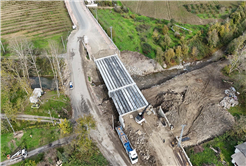 Karapürçek ulaşımına güç katacak Mesudiye Köprüsü’ne adım adım