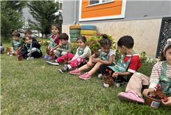 Doğa sevgisi minik kalplerde filizleniyor