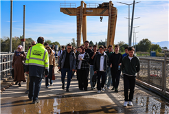 Geleceğin enerji uzmanları SASKİ’nin elektrik üretim tesislerini inceledi