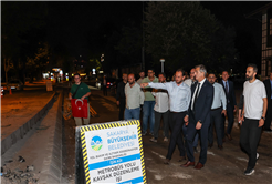 Yusuf Alemdar sözünü verdiği proje için gece yarısı yine sahadaydı: “Sakarya'nın ulaşım vizyonunu ileriye taşıyacak”