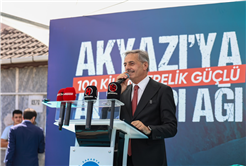 Akyazı’nın geleceğine 1 milyar TL’lik yatırım: “Tarihi bir günde ilçemizin su geleceğini güvence altına alıyoruz”