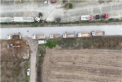 Yazlık Kavşağı’nda trafik yükünü hafifletecek duble yolda çalışmalar başladı