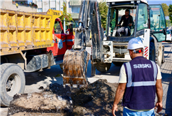 SASKİ’den Osmangazi Caddesi’ne altyapı atağı: Yağmur suyu, kanalizasyon ve içme suyu hatları yenileniyor