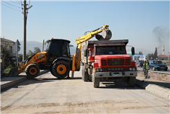 Yenilenen güzergâhta altyapı tamamlanıyor