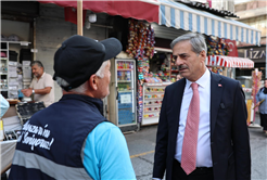 “Şehrimizin hafızası olan esnaflarımızla bir ve beraber olmaya devam edeceğiz”