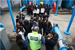 Arıtma ve su kalite kontrol süreçleri lise öğrencileri ile paylaşıldı