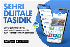 Büyükşehir’in mobil ekranı şimdi yeni yüzüyle