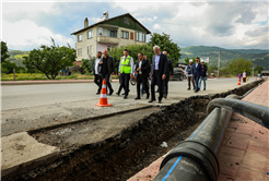 Geyve’de yenilenen 2 bin 500 metrelik hat ile su kayıpları önleniyor