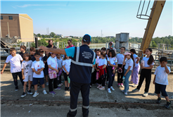 Minikler SASKİ’nin çevre dostu tesislerini keşfetti