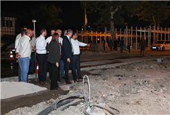 Yusuf Alemdar sözünü verdiği proje için gece yarısı yine sahadaydı: “Sakarya'nın ulaşım vizyonunu ileriye taşıyacak”