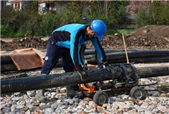 Alparslan Türkeş Caddesi’nde duble yol öncesi altyapı güçlendiriliyor