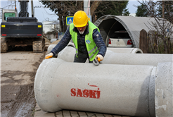 Arifiye’nin 12 kilometrelik dev altyapı projesi kısa sürede yüzde 50 seviyesine geldi