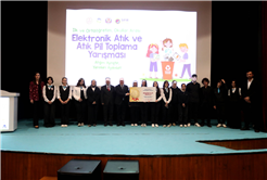 Elektronik Atık ve Atık Pil yarışmasında okullar ödüllerini aldı