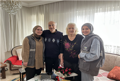 Büyükşehir ekipleri 65 yıllık evliliğin yıldönümüne şahit oldu