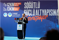 “180 milyon TL’lik altyapı yatırımı Söğütlü’ye hayırlı olsun”