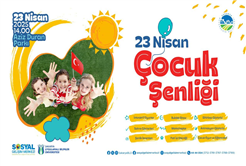Büyükşehir’den çocuklara 23 Nisan şenliği: Aziz Duran Parkı’na davet var
