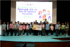 Elektronik Atık ve Atık Pil yarışmasında okullar ödüllerini aldı