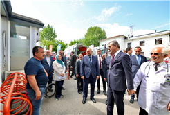 3 yeni hasta nakil ambulansı hizmete başladı