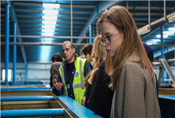 SASKİ geleceğin sağlık neferlerini tesislerinde ağırladı