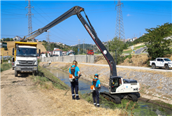 Çark Deresi ve çevresi için kapsamlı temizlik çalışmaları devam ediyor