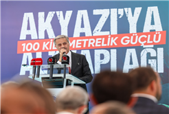 Akyazı’nın geleceğine 1 milyar TL’lik yatırım: “Tarihi bir günde ilçemizin su geleceğini güvence altına alıyoruz”