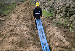 Küçükesence Mahallesi’nde yenilenen 6 bin 400 metrelik hat sayesinde su kayıpları son buldu