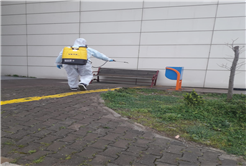 Büyükşehir Belediyesi ilçeleri dezenfekte ediyor