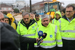 Vali Doğan ve Başkan Alemdar afet bölgelerinde: “Yağışlara karşı tüm imkanlarımızla sahadayız”