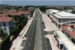 Şehit Mehmet Karabaşoğlu Caddesi yepyeni yüzüyle hizmette