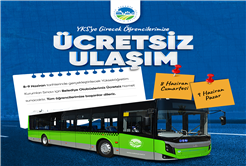 Büyükşehir YKS’ye girecek öğrencilere ücretsiz ulaşım hizmeti sunacak