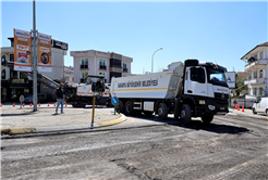 Büyükşehir’den asfalt sezonu öncesi önemli güzergahlarda iyileştirme çalışması