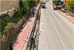 Geyve Alifuatpaşa ve Tepecikler’in 2 bin 500 metrelik içme suyu hattı yenilendi