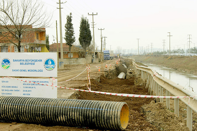 Yenikent İçmesuyunda 10 km Döşendi