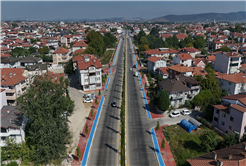 Büyükşehir’in yeni ulaşım aksı geceleri de şehre ışık katıyor