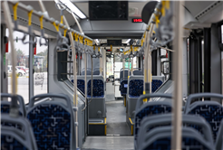 Büyükşehir’in metrobüs filosuna 5 araç daha dahil oldu