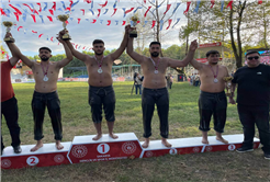 Sakarya’nın pehlivanları Tarihi Akbalık Güreşleri’ne damga vurdu