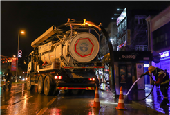 Temizlik ve bakım çalışmaları ile yağmur suyu hatları güvenli hale getirildi