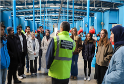 SASKİ geleceğin sağlık neferlerini tesislerinde ağırladı