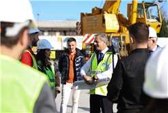 Bilim Merkezi’nde ilk görüntü ortaya çıktı: Yusuf Alemdar geleceğin inşaat mühendisleriyle şantiyede son durumu açıkladı