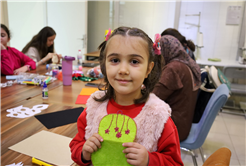 Ara tatilin en renkli programı: Anne ve çocuklar SAMEK’te birlikte üretti