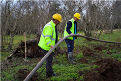 Küçükesence Mahallesi’nde yenilenen 6 bin 400 metrelik hat sayesinde su kayıpları son buldu