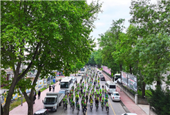 Trafik Haftası’nda pedallar şehrin merkezinde döndü