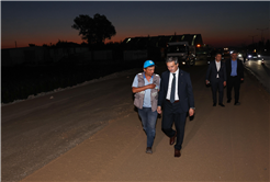 Yusuf Alemdar sözünü verdiği proje için gece yarısı yine sahadaydı: “Sakarya'nın ulaşım vizyonunu ileriye taşıyacak”