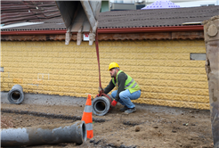 Söğütlü’nün 25 kilometrelik altyapı projesinde çalışmalar hızlandı: 2 cadde trafiğe kapatıldı